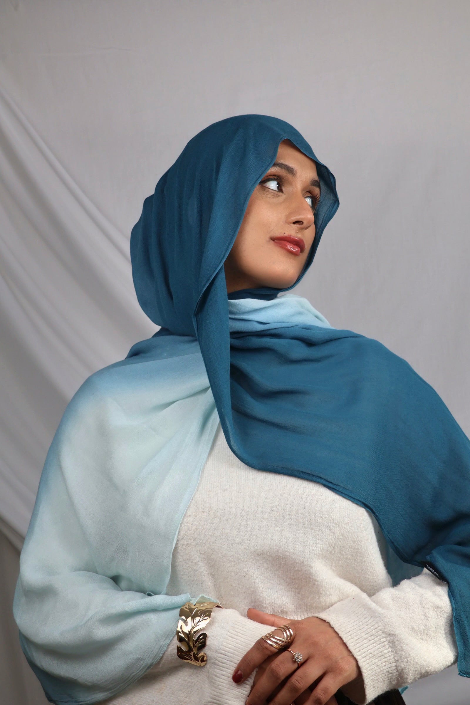 Zenith Bleu ~ Bleu de Midi - Ombré en Modal Haut de Gamme