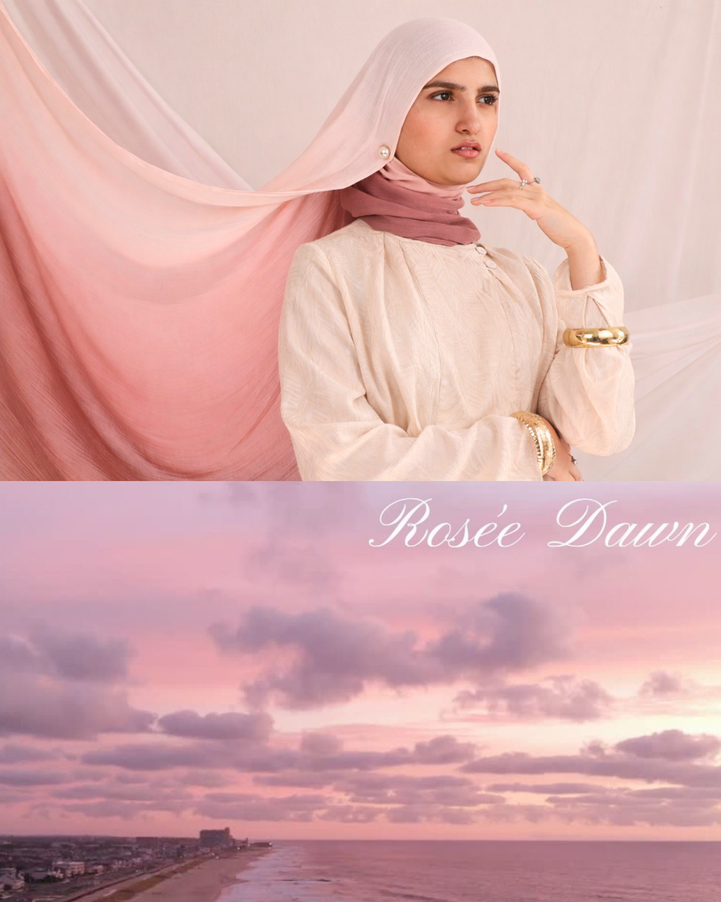 Rosée Dawn ~ Cotton Candy Sky - Premium Modal Ombré