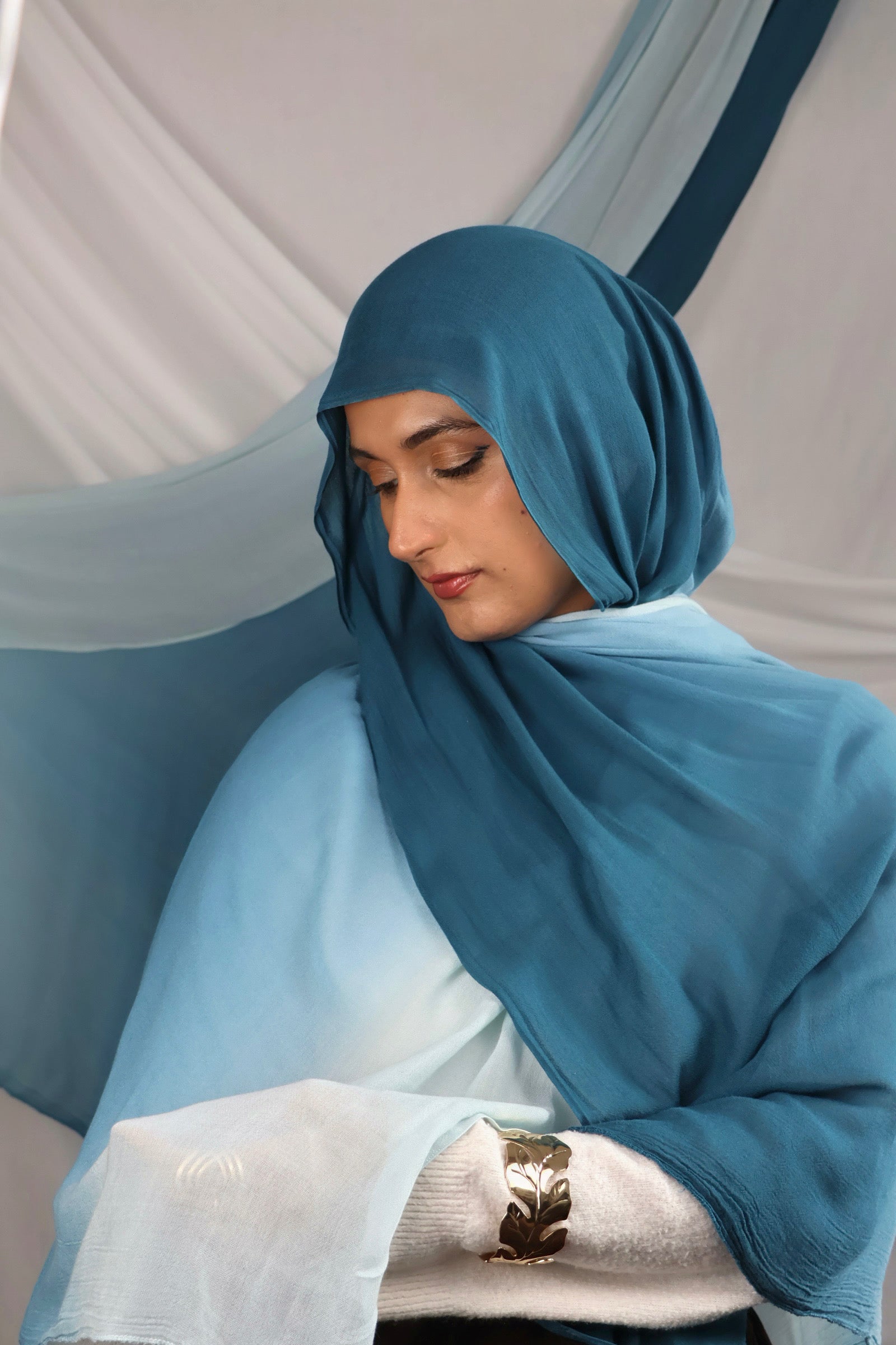 Zenith Bleu ~ Bleu de Midi - Ombré en Modal Haut de Gamme