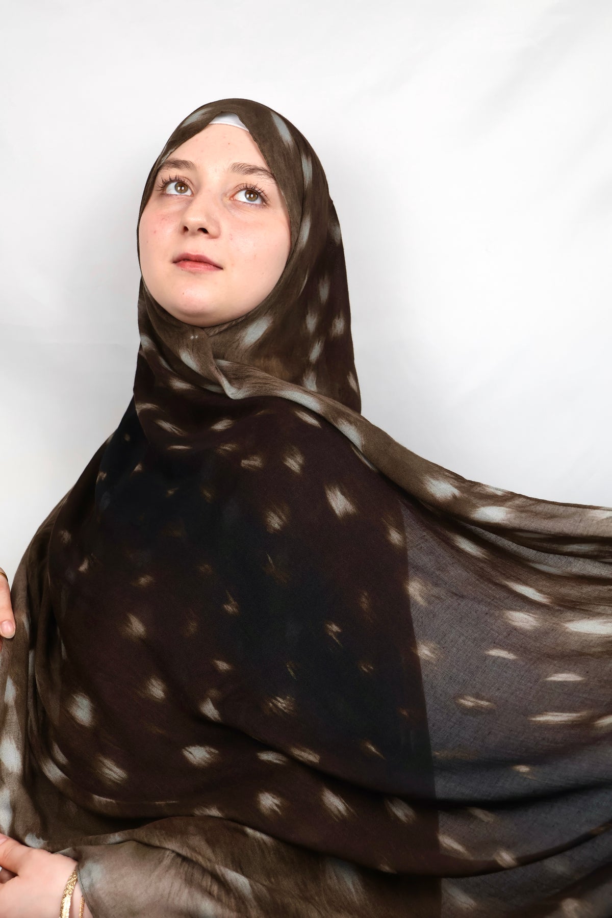 Deer Espresso | deer autumn print hijab