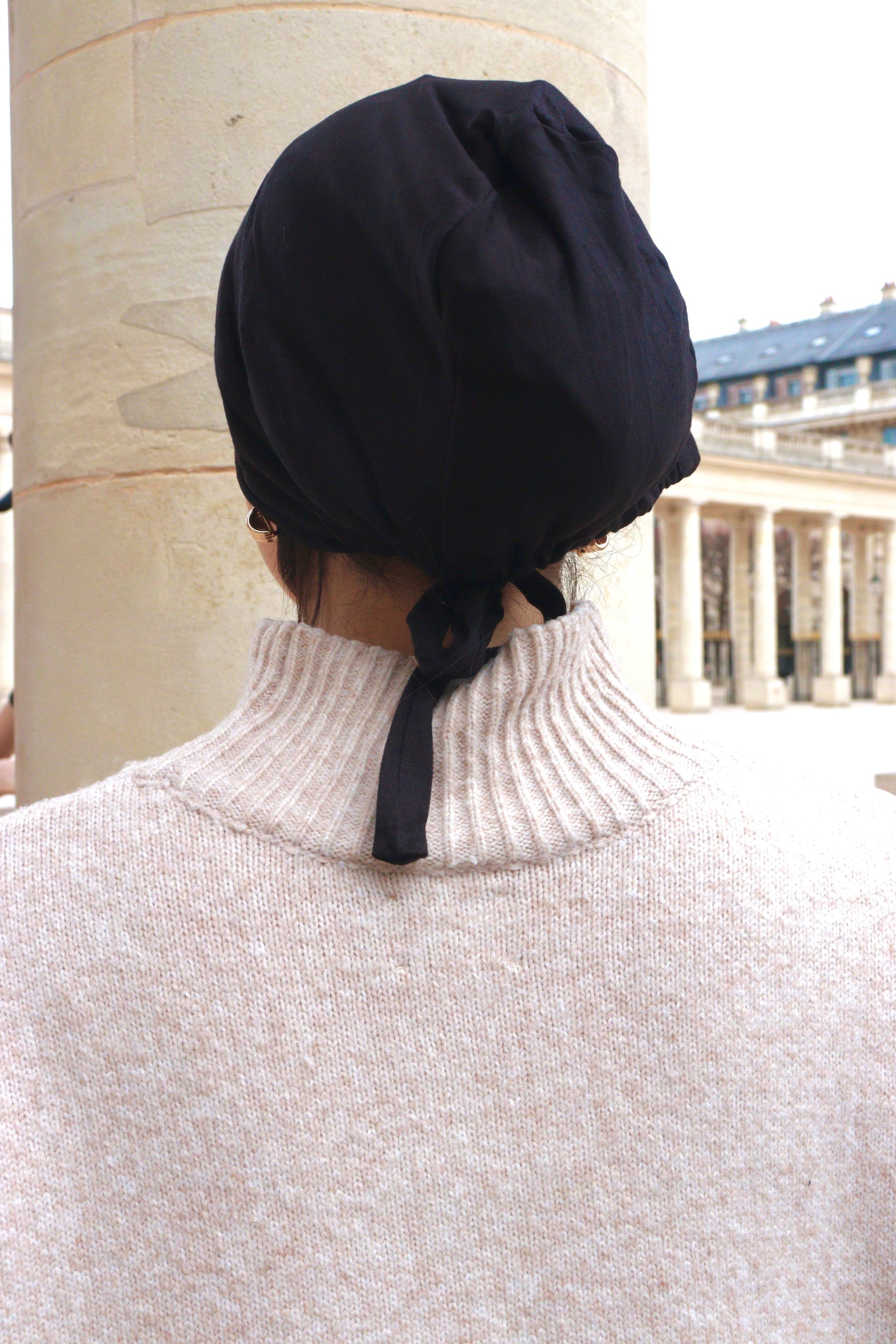 Satin-Lined Undercap – Black