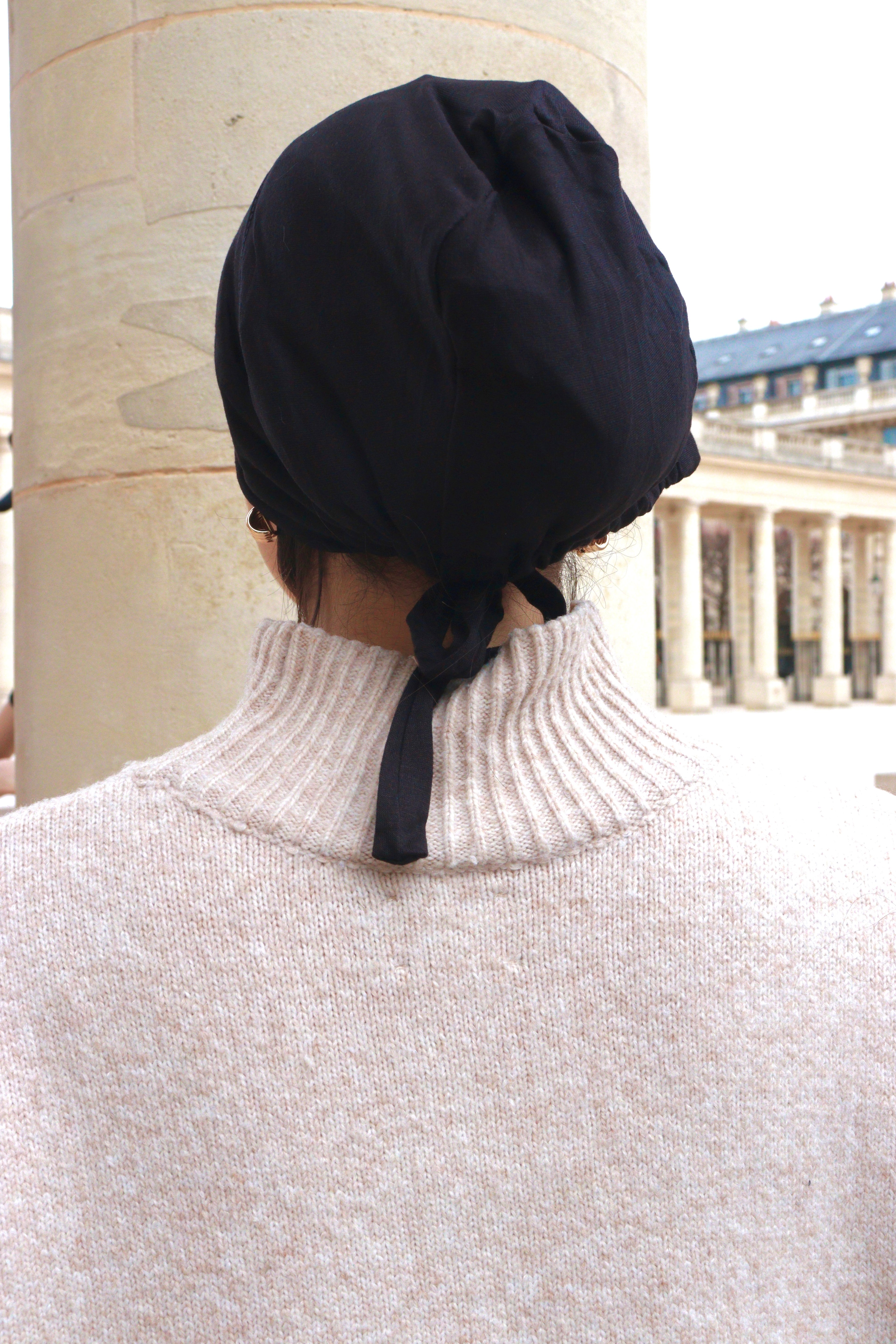 Satin-Lined Undercap – Black