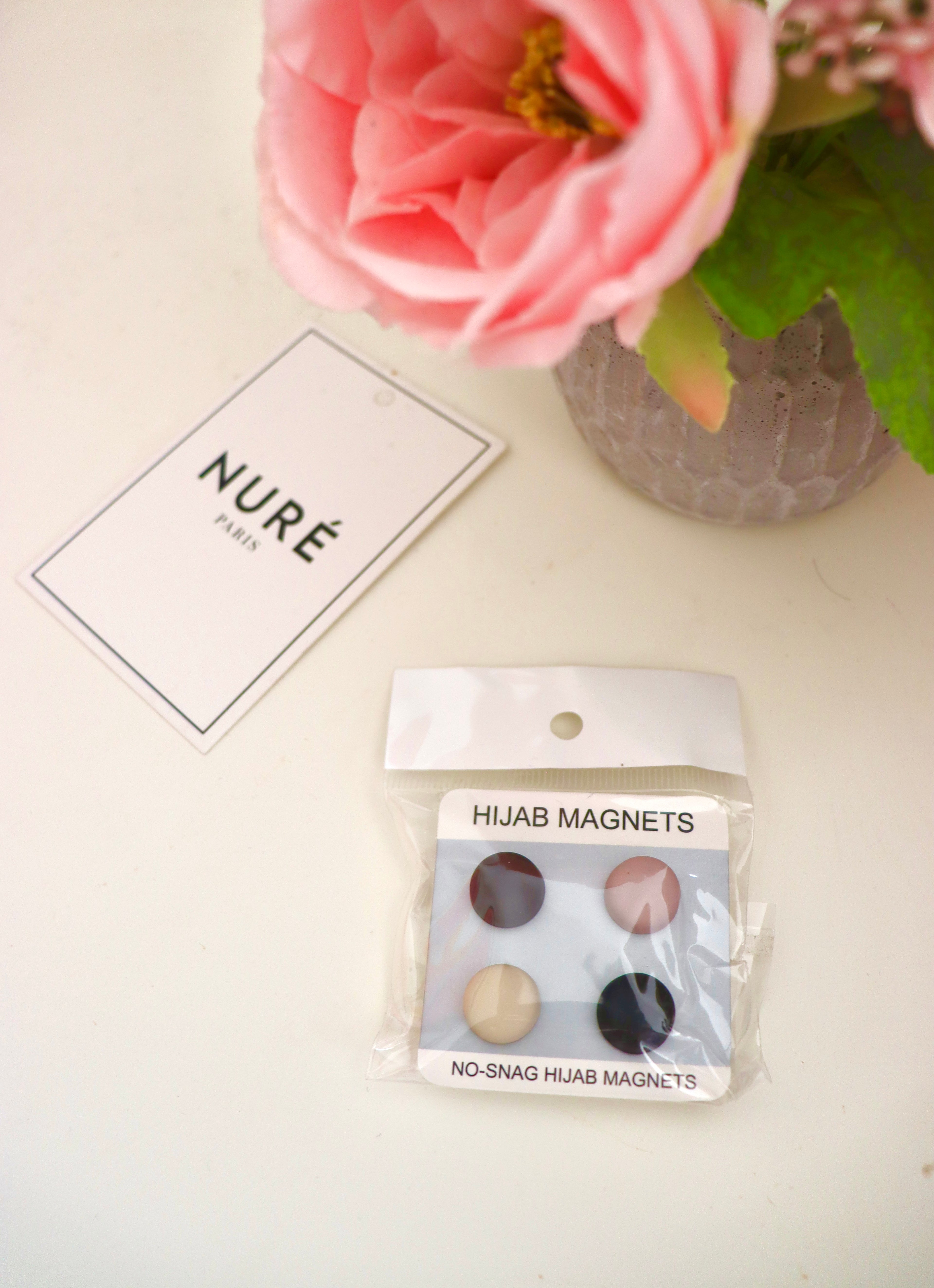 Hijab Magnets Set – Neutral Collection (4 Pairs)